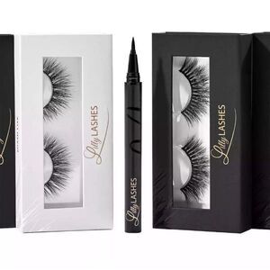 Lilly Lashes Faux Lashes in Miami Lite & Miami + Power Liner New